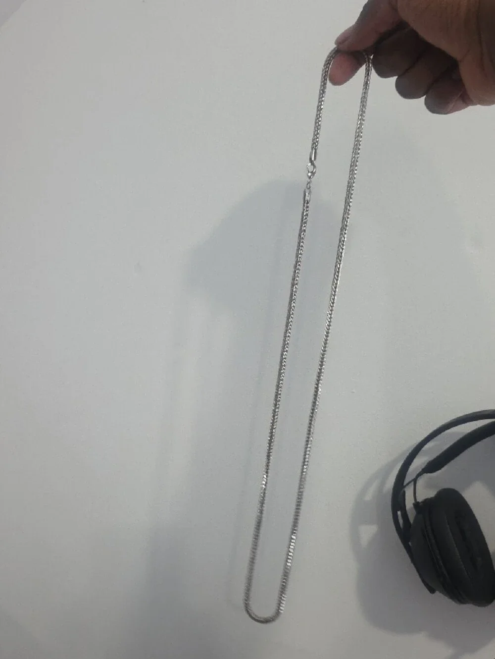 New 36inch White Gold Filled Franco Chain Necklace 4.0mm